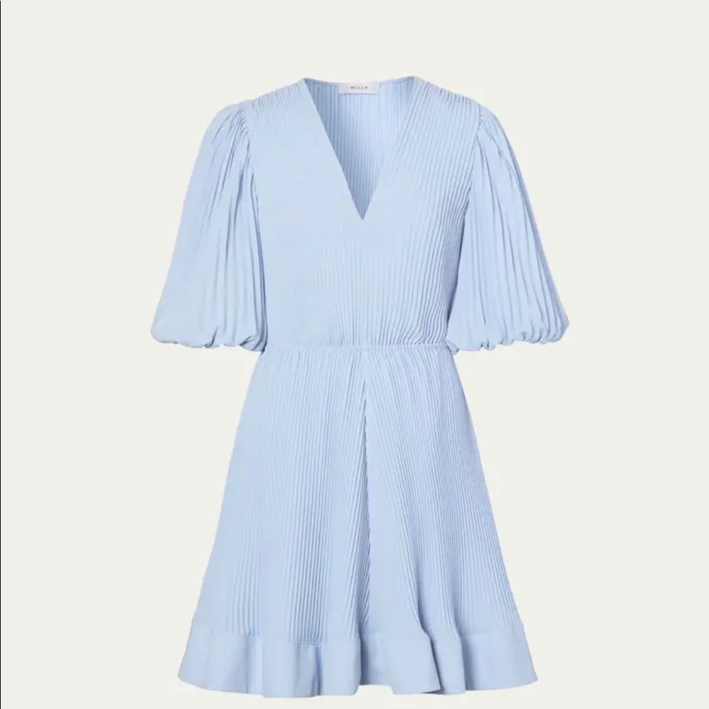 NWT MILLY
ELLE PLEATED DRESS - Picture 3 of 7